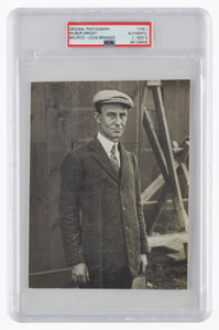 Lot #6242 Wilbur Wright Original Photograph