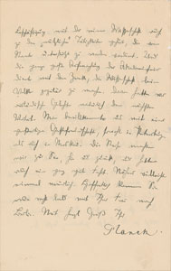 Lot #6022 Max Planck Autograph Letter Signed - Image 4