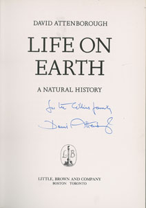 Lot #6071 David Attenborough Signed Book - Image 1