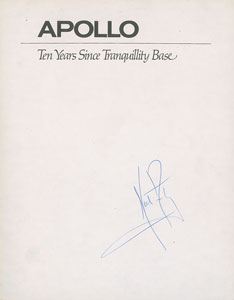 Lot #6256 Neil Armstrong Signed Book - Image 1