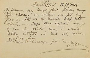 Lot #6120 Otto Nordenskjöld Autograph Letter