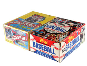 Lot #710  1981 and 1986 Topps Unopened Wax Boxes - Image 1