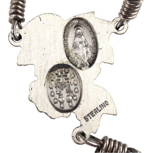 Lot #38  Kennedy Assassination: Father James Thompson's Rosary from Parkland Hospital - Image 3