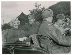 Lot #680 Marilyn Monroe and US Servicemen - Image 1