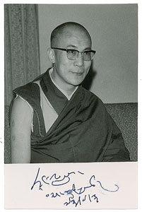 Lot #254  Dalai Lama - Image 1