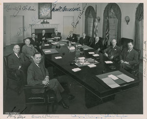 Lot #116 Harry S. Truman and Cabinet - Image 1