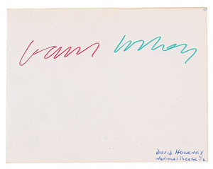 Lot #427 David Hockney - Image 1