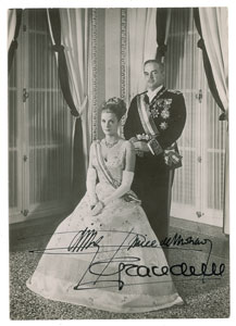 Lot #305  Princess Grace and Prince Rainier