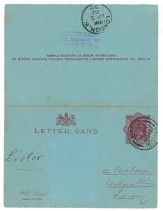 Lot #286 Joseph Lister - Image 2