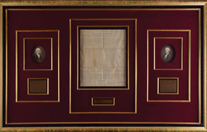 Lot #101 Thomas Jefferson and James Madison - Image 1