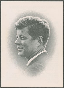 Lot #85 Robert F. Kennedy Signed Mourning Card - Image 3