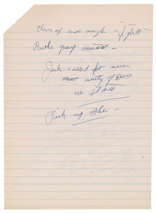 Lot #48 John F. Kennedy: John G. W. Mahanna Manuscript - Image 2