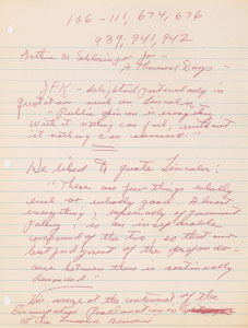 Lot #48 John F. Kennedy: John G. W. Mahanna Manuscript - Image 3