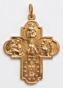 Lot #8 John F. Kennedy, Jr. French Cruciform Medal - Image 2