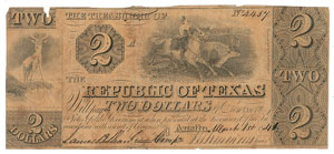 Lot #326  Texas: Currency