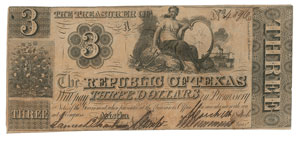 Lot #327  Texas: Currency