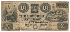 Lot #328  Texas: Currency