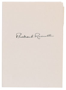 Lot #314 Bertrand Russell - Image 1