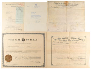 Lot #323  Texas Governors - Image 1