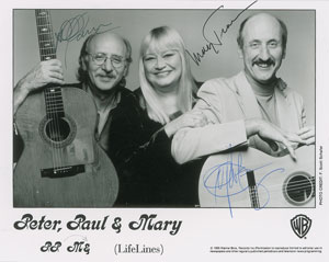 Lot #581  Peter, Paul, and Mary - Image 1