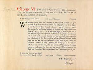Lot #280  King George VI