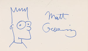 Lot #449 Matt Groening - Image 1