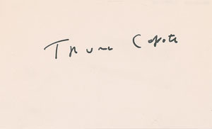 Lot #485 Truman Capote - Image 1