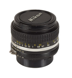 Lot #51 Jacqueline Kennedy's Nikon Camera Lens - Image 1