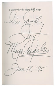 Lot #480 Maya Angelou