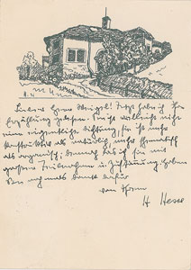 Lot #498 Hermann Hesse - Image 1
