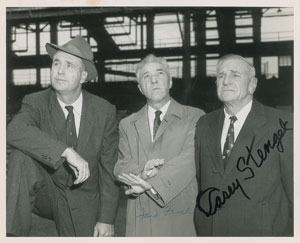 Lot #756 Casey Stengel and Ford Frick - Image 1