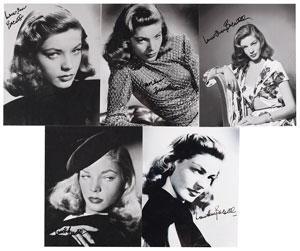 Lot #644 Lauren Bacall - Image 1