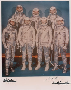 Lot #411  Mercury Astronauts