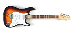 Lot #6051 The Band Signed Guitar - Image 1