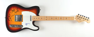 Lot #6116 The Police Signed Guitar