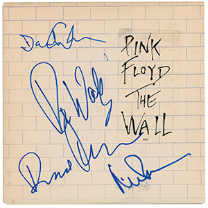 Lot #6032  Pink Floyd Signed Album
