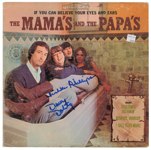 Lot #6178 The Mamas and the Papas Signed Album - Image 1