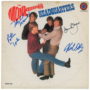 Lot #6180 The Monkees Signed Album