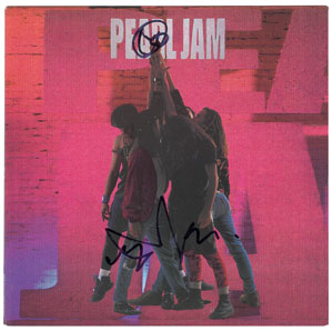 Lot #6393  Pearl Jam: Eddie Vedder Signed Album