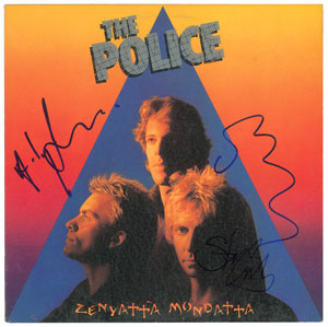 Lot #6283 The Police Signed Album