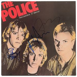 Lot #6284 The Police Signed Album