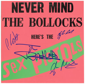 Lot #6295 The Sex Pistols Signed Album