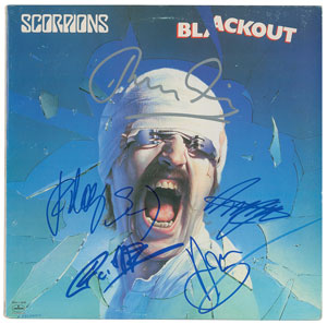 Lot #6292  Scorpions Signed Album