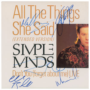 Lot #6360  Simple Minds Signed Album - Image 1