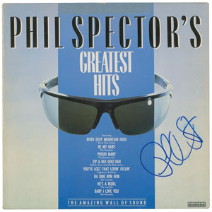 Lot #6191 Phil Spector Signed Album - Image 1