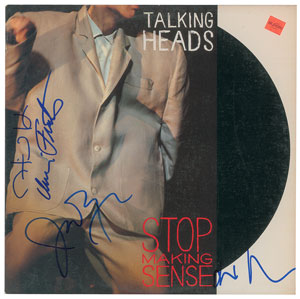 Lot #6310  Talking Heads Signed Album - Image 1
