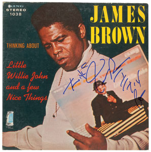 Lot #6412 James Brown Signed Album - Image 1