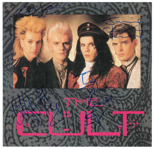 Lot #6326 The Cult Signed Album