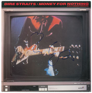 Lot #6333  Dire Straits: Mark Knopfler Signed