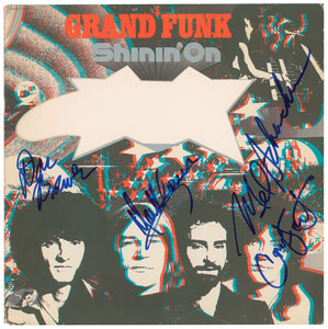Lot #6251  Grand Funk Railroad Signed Album - Image 1